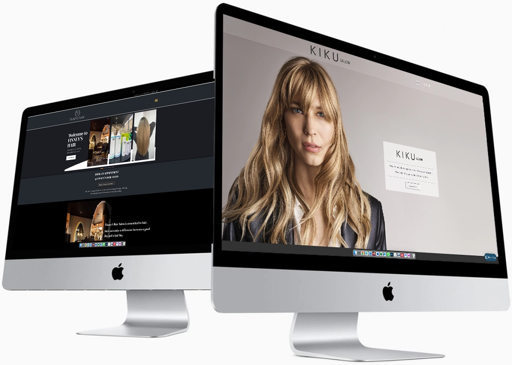 KIKU Hair Salon Website Client launched in November 2024. Finneys Hair Salon Website Client launched in October 2024